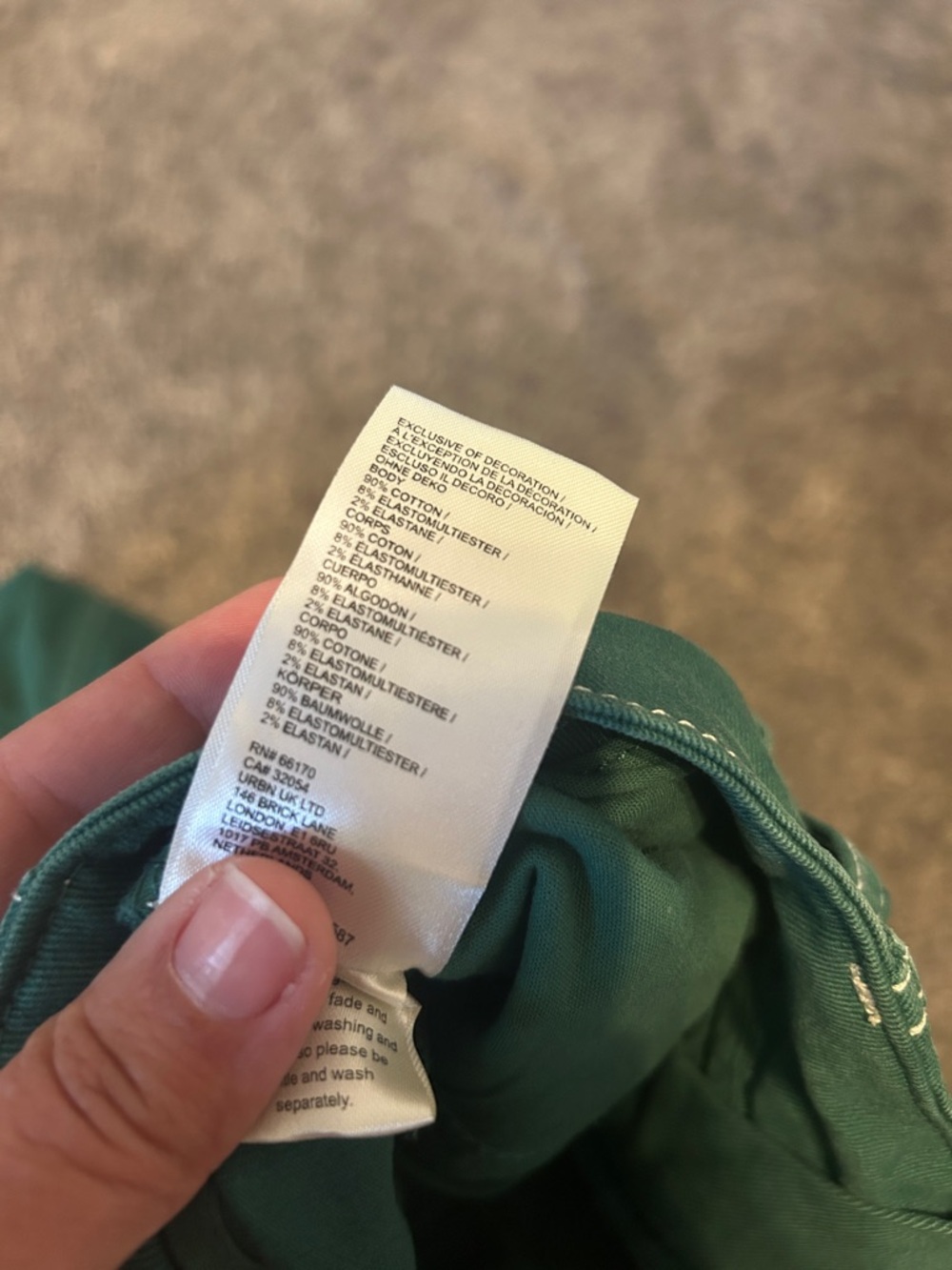 Maeve Wide leg green pants sz 32 - Picture 9 of 9